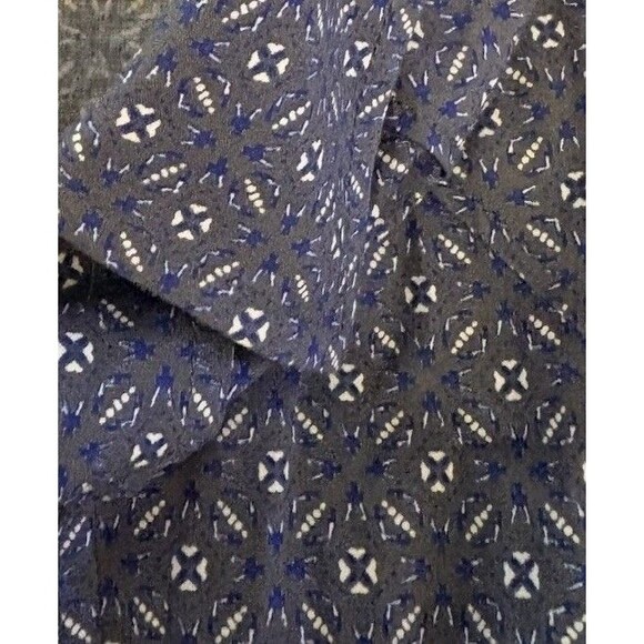 New PANHANDLE Gray Blue Aztec Pearl Snap Shirt Western Cowboycore Coastal Rodeo - Picture 9 of 9